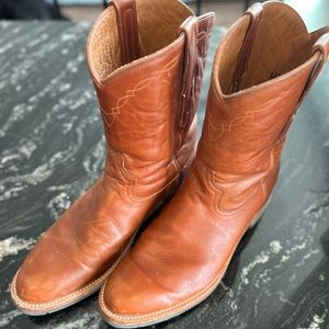 Lucchese “Raymond” in cognac, size 11D.